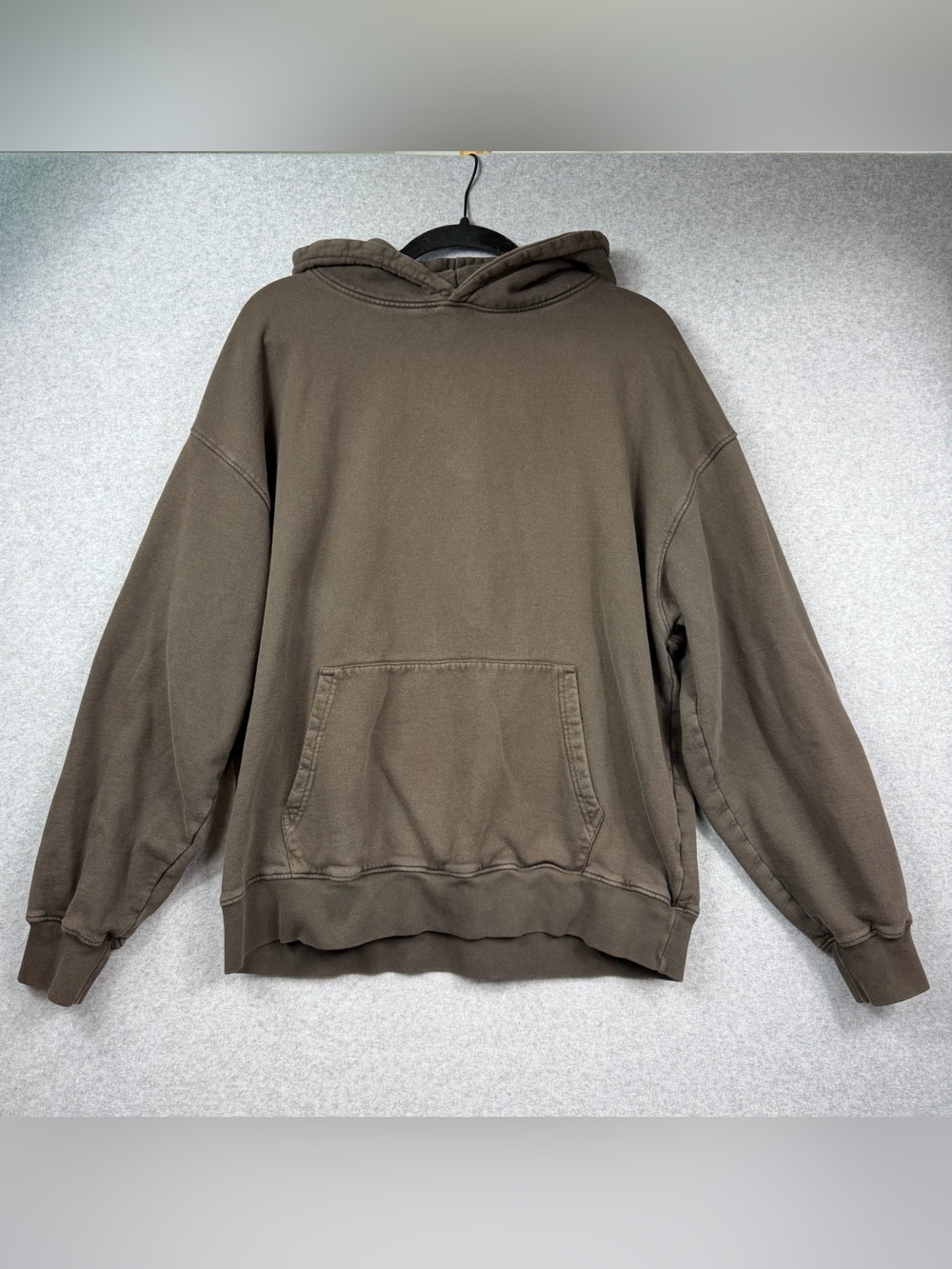 Colorful Standard Pre-washed Organic Cotton Brown Pullover Hoodie Men’s Sz Large